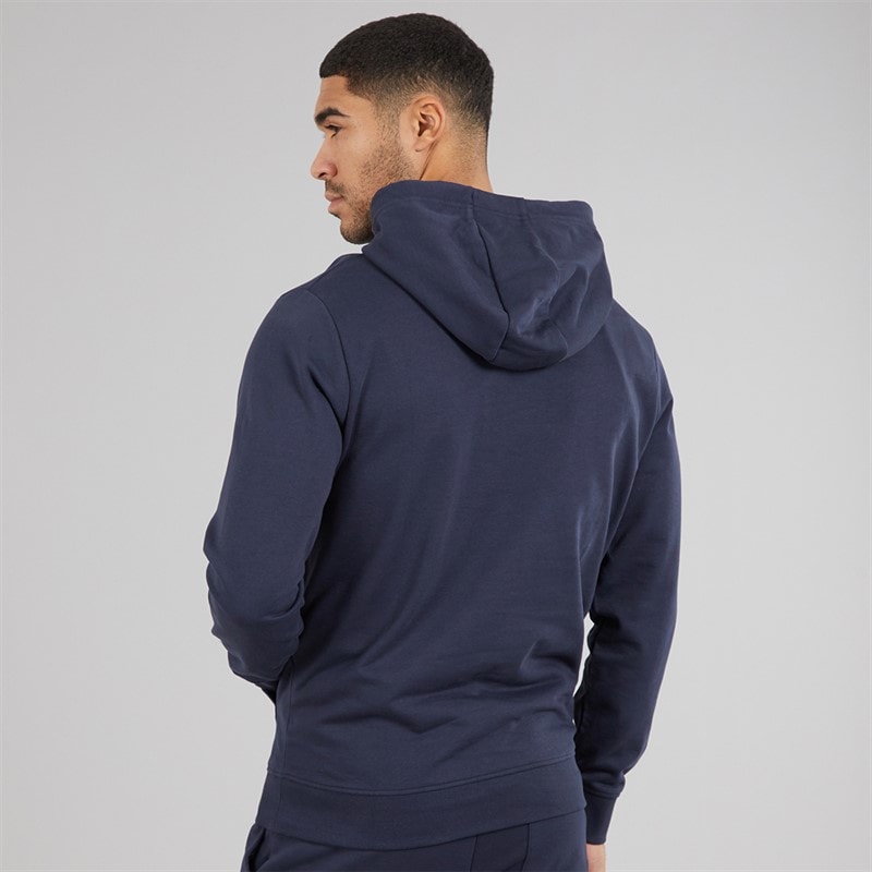 Lyle And Scott Vintage Mens Hoodie Blue Night - Image 2