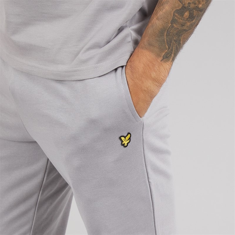 Lyle And Scott Vintage Mens Slim Joggers Gull Grey - Image 3