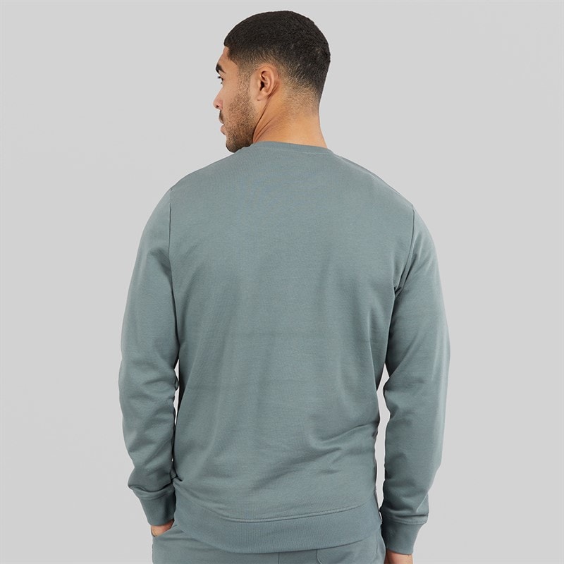 Lyle And Scott Vintage Mens Crew Neck Sweatshirt Green Mercurial - Image 2