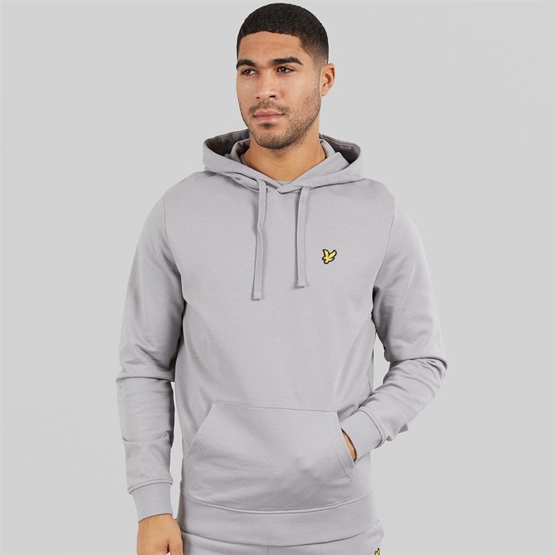 Lyle And Scott Vintage Mens Hoodie Gull Grey
