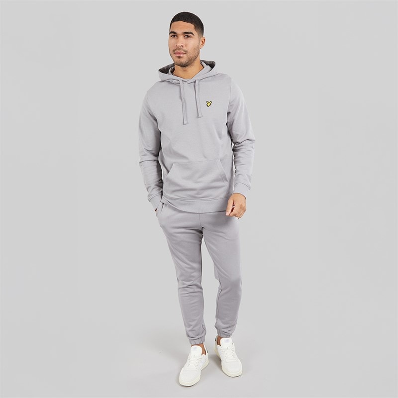 Lyle And Scott Vintage Mens Hoodie Gull Grey - Image 4