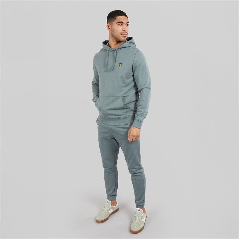 Lyle And Scott Vintage Mens Hoodie Green Mercurial - Image 4