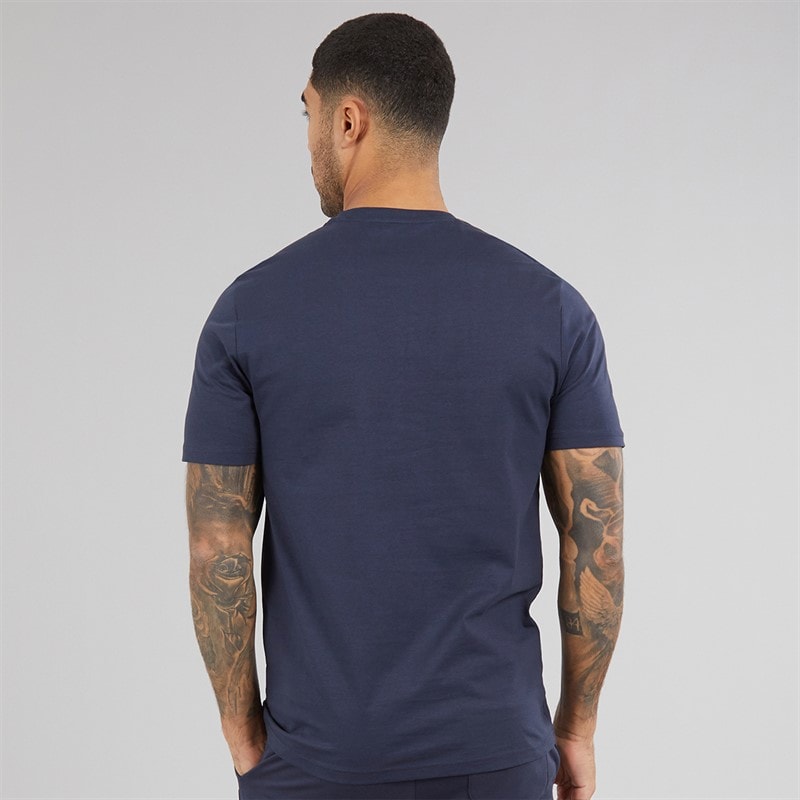 Lyle And Scott Vintage Mens T-Shirt Blue Night - Image 2