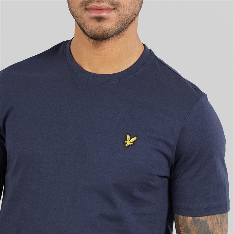 Lyle And Scott Vintage Mens T-Shirt Blue Night - Image 3