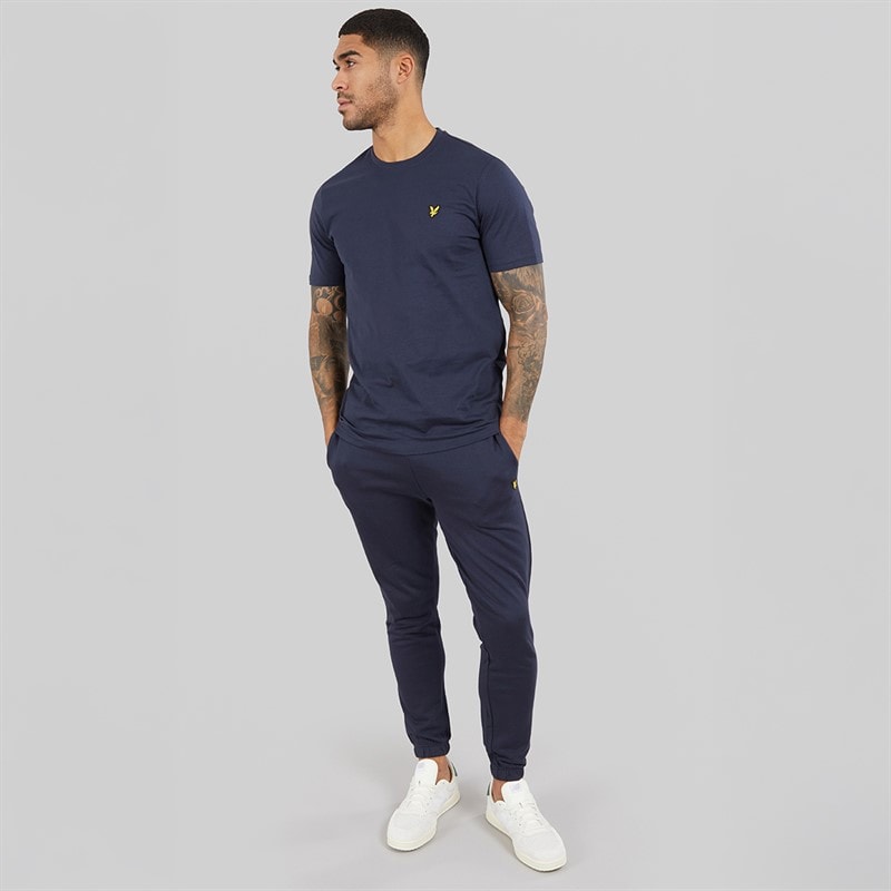 Lyle And Scott Vintage Mens T-Shirt Blue Night - Image 4