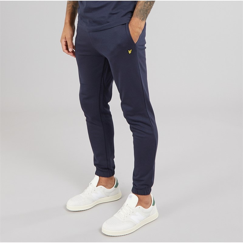 Lyle And Scott Vintage Mens Slim Joggers Blue Night