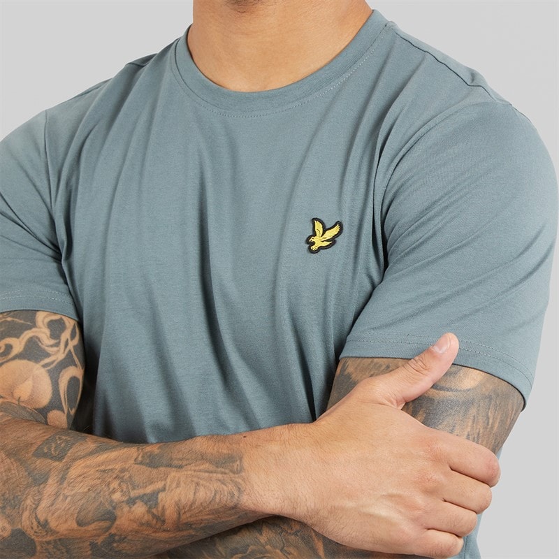 Lyle And Scott Vintage Mens T-Shirt Green Mercurial - Image 3