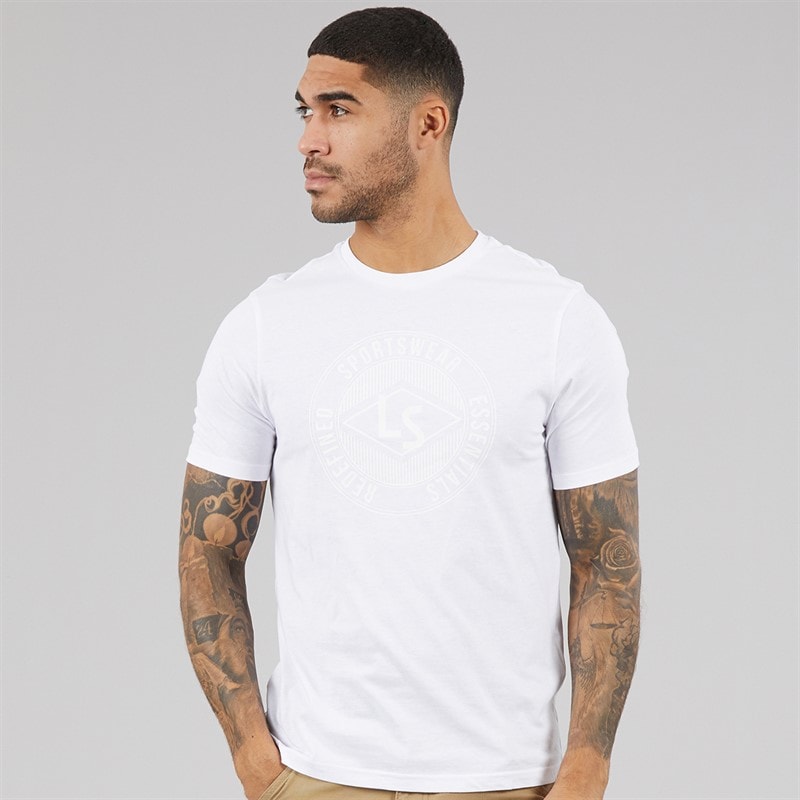 Lyle And Scott Vintage Mens Redefined Graphic T-Shirt White
