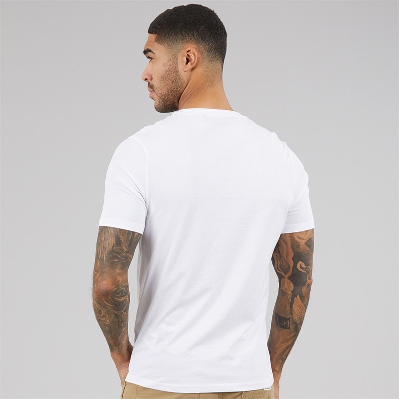 Lyle And Scott Vintage Mens Redefined Graphic T-Shirt White - Image 2