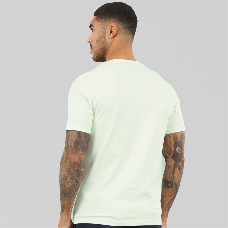 Lyle And Scott Vintage Mens Plain T-Shirt Blue Ice - Image 2