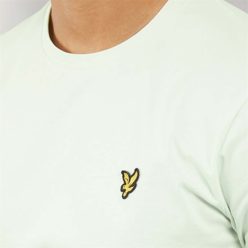Lyle And Scott Vintage Mens Plain T-Shirt Blue Ice - Image 3