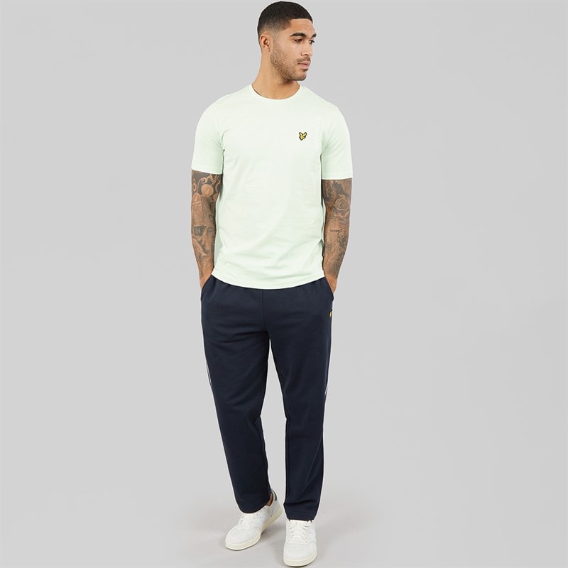 Lyle And Scott Vintage Mens Plain T-Shirt Blue Ice - Image 4