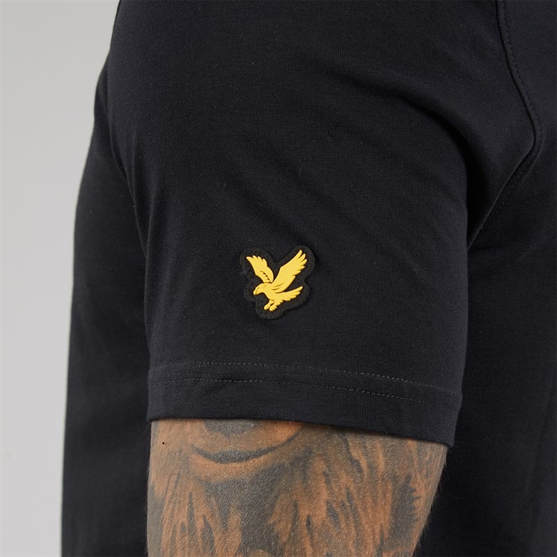 Lyle And Scott Vintage Mens Lyle T-Shirt Jet Black - Image 5