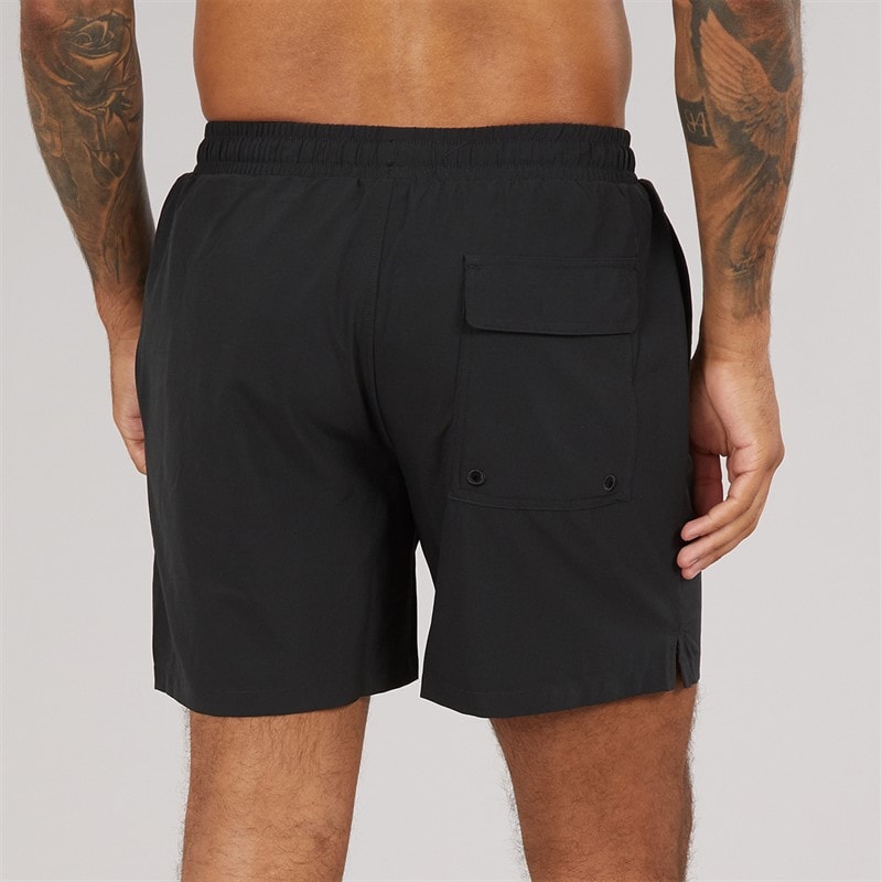 Lyle And Scott Vintage Mens Swim Shorts Jet Black - Image 2