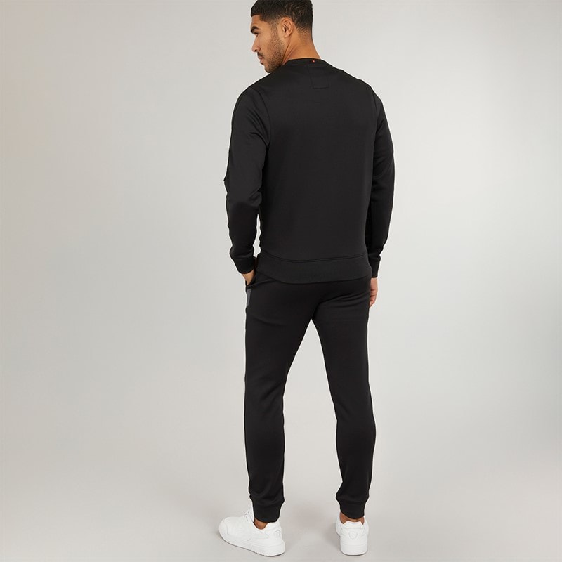 LUKE 1977 Mens Casa Tracksuit Black - Image 2