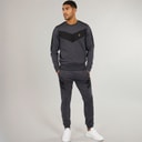 LUKE 1977 Mens Casa Tracksuit Charcoal