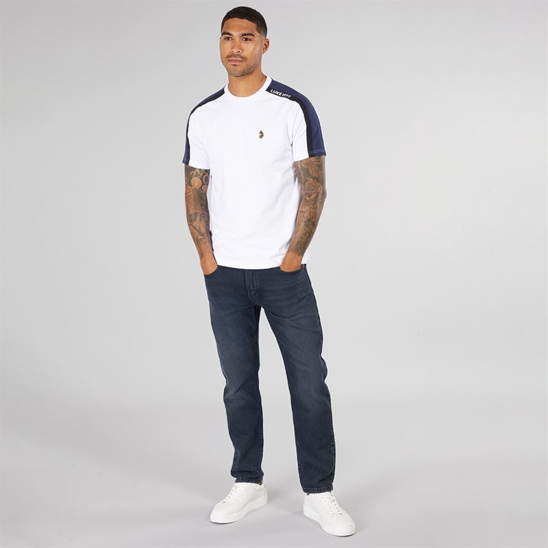 LUKE 1977 Mens Ciruela T-Shirt White - Image 4