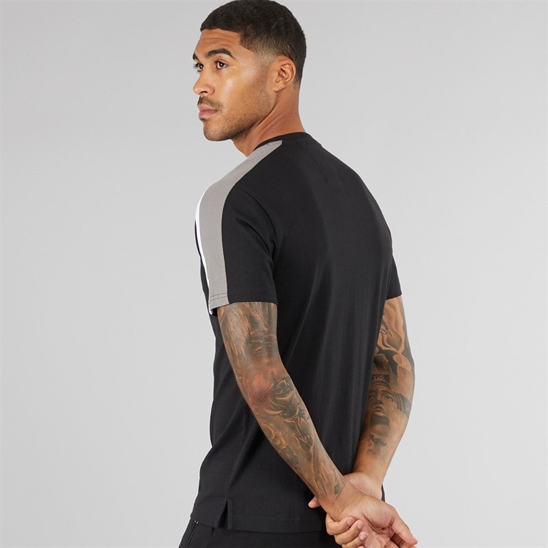 LUKE 1977 Mens Ciruela T-Shirt Black - Image 2