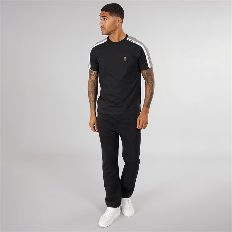 LUKE 1977 Mens Ciruela T-Shirt Black - Image 4