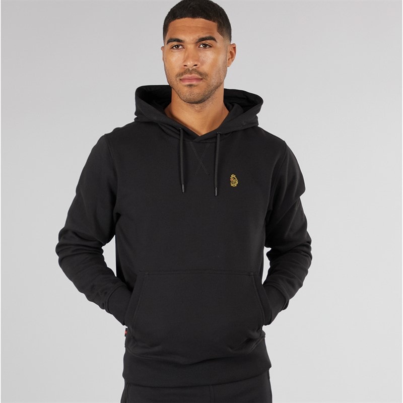 LUKE 1977 Mens Sneaker Freak Hoodie Black - Image 1