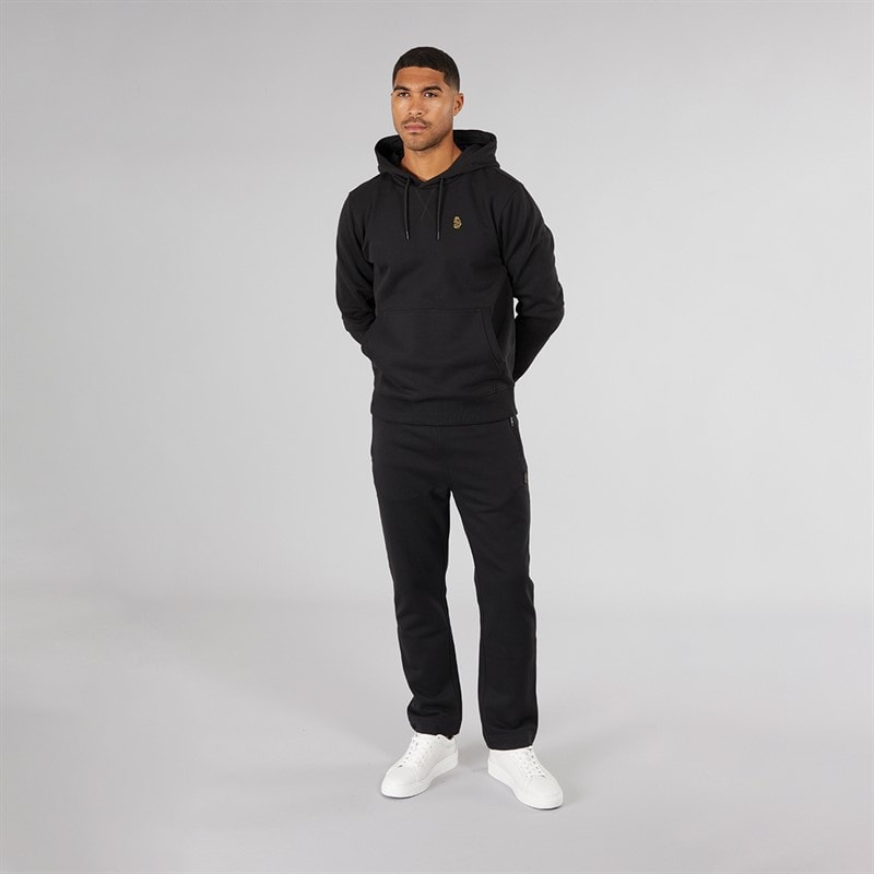 LUKE 1977 Mens Sneaker Freak Hoodie Black - Image 3