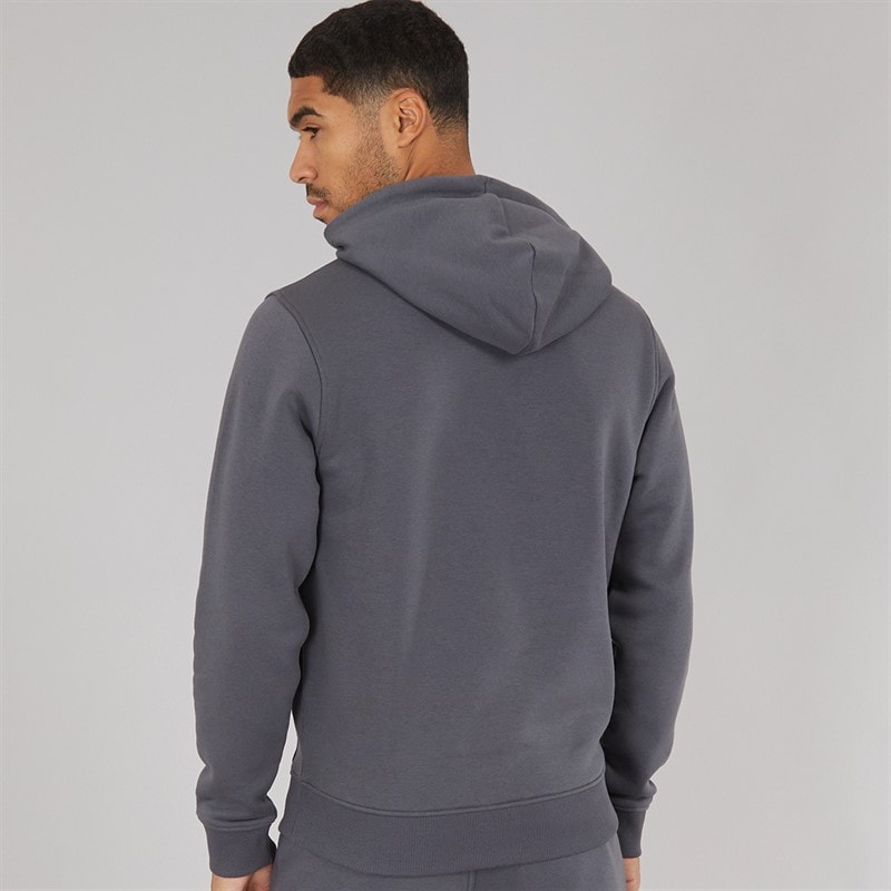 LUKE 1977 Mens Sneaker Freak Hoodie Charcoal - Image 2