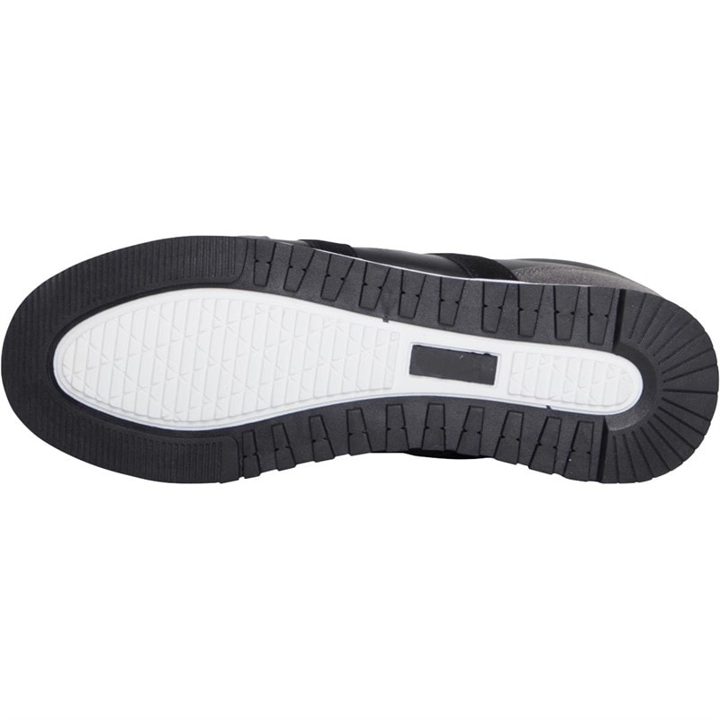 LUKE 1977 Mens Ray Trainers Black/Grey/White - Image 2