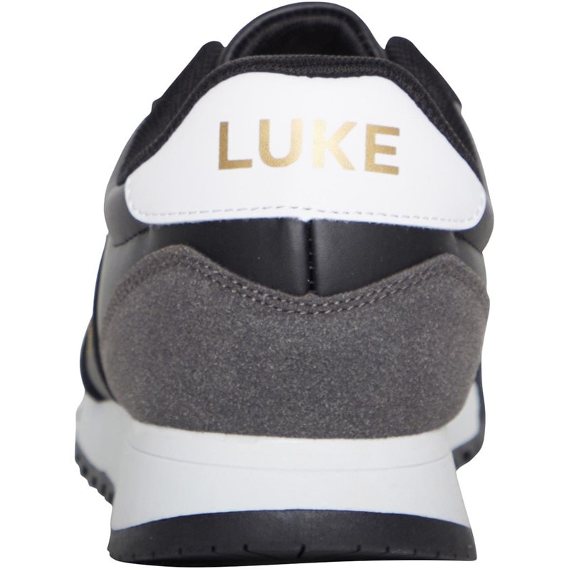 LUKE 1977 Mens Ray Trainers Black/Grey/White - Image 3