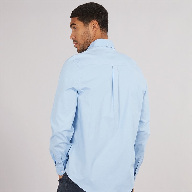 LUKE 1977 Mens Telford Long Sleeve Shirt Sky - Image 2