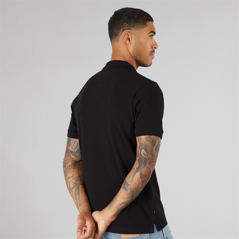 LUKE 1977 Plantanos Polo Shirt Black - Image 2