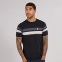 LUKE 1977 Mens Brazilia Printed T-Shirt Black/Charcoal