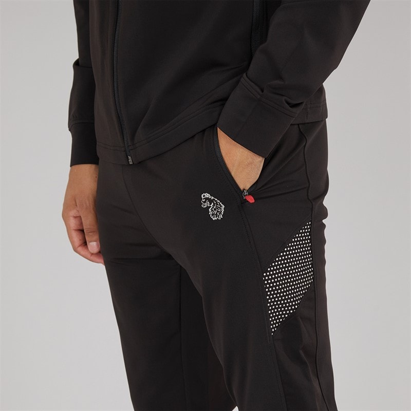 LUKE 1977 Mens Deload Tracksuit Black - Image 4