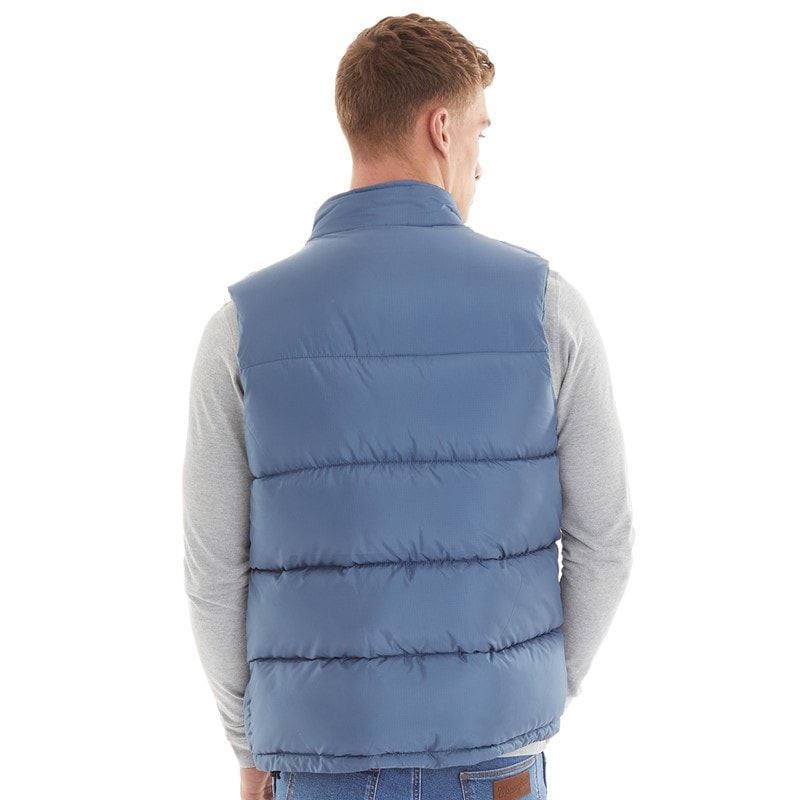 LUKE 1977 Mens Ataka Gilet Slate Grey - Image 2