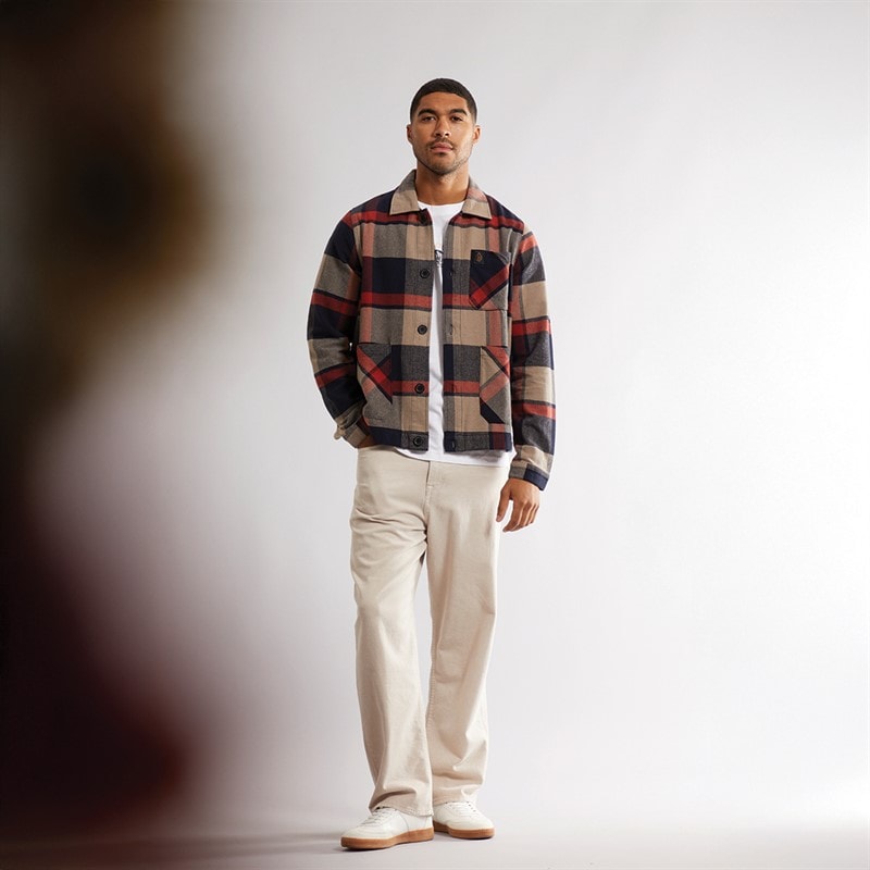 LUKE 1977 Mens Riohacha Overshirt Multi Check - Image 3