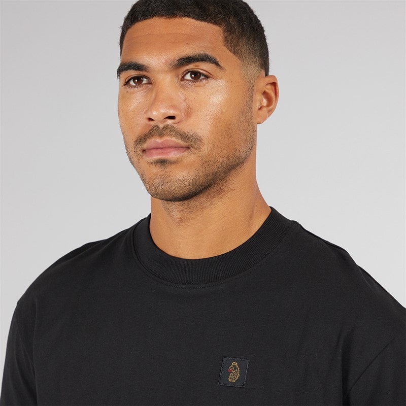 LUKE 1977 Mens Repose T-Shirt Black - Image 3