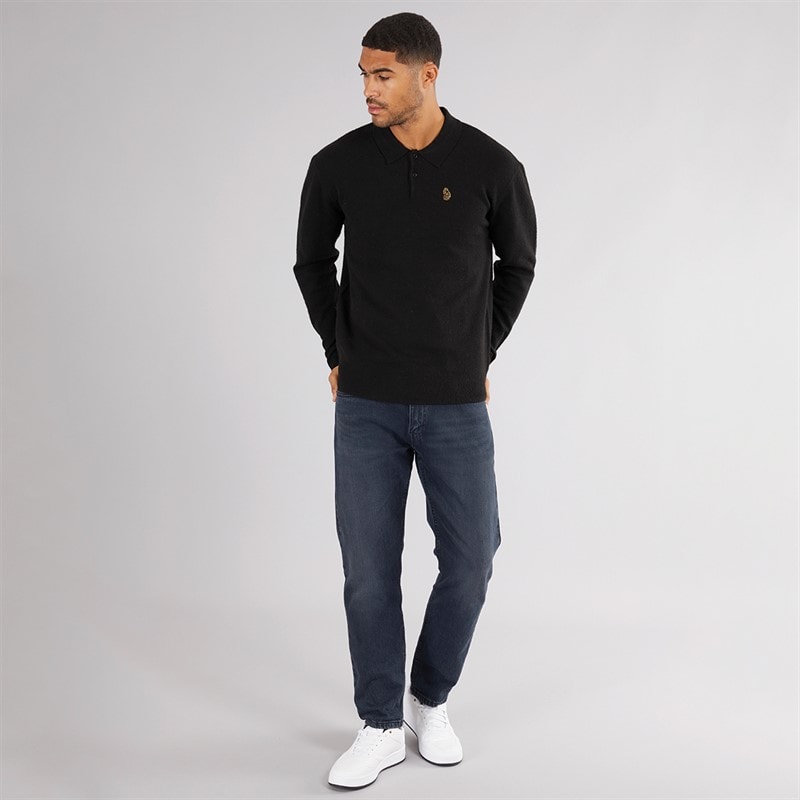 LUKE 1977 Mens Duitama Jumper Black - Image 4