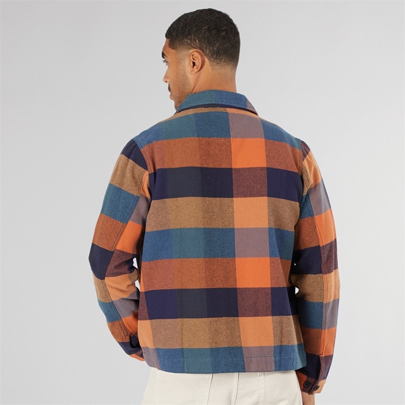 LUKE 1977 Mens Riohacha Overshirt Copper Orange - Image 2