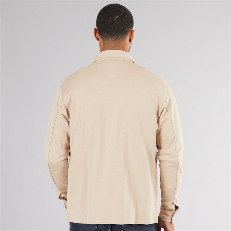 LUKE 1977 Mens Ibague Overshirt Stone - Image 2