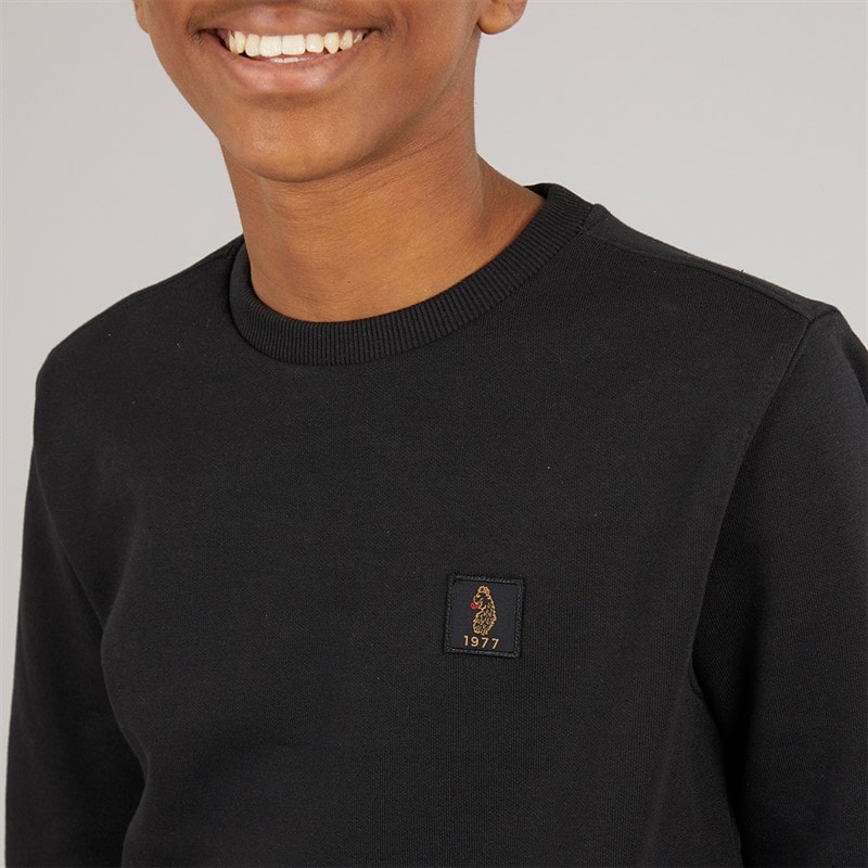 LUKE 1977 Boys Highground Tracksuit Black - Image 3