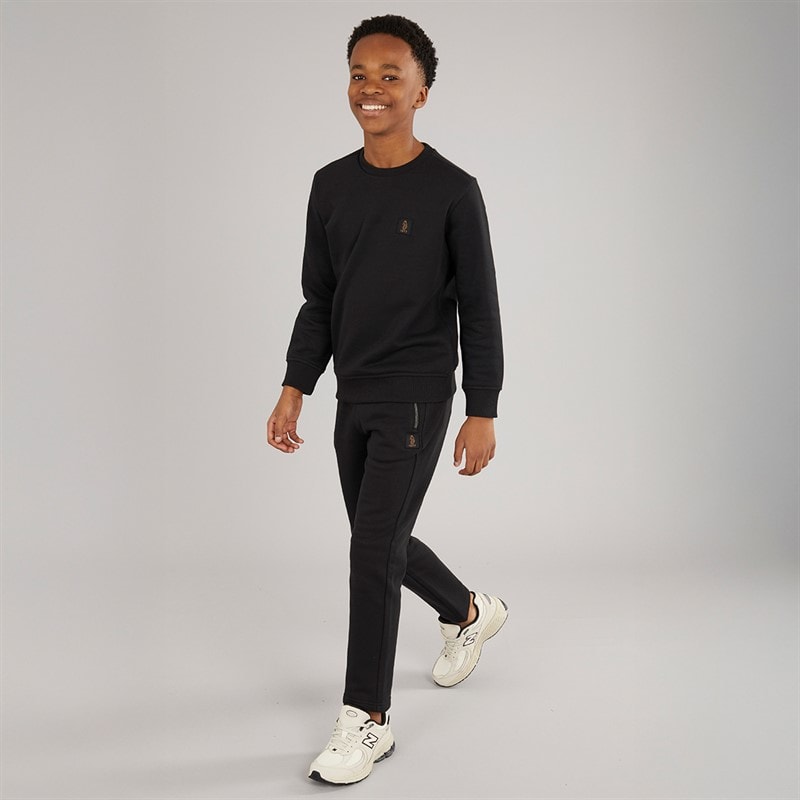 LUKE 1977 Boys Highground Tracksuit Black - Image 4
