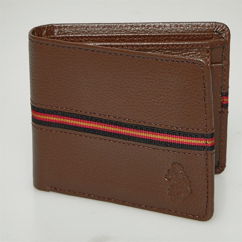 LUKE 1977 Mens Milled Wallet Brown - Image 1
