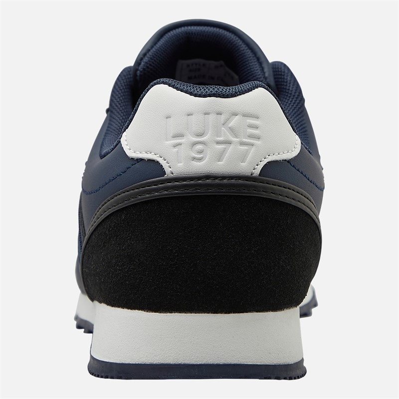 LUKE 1977 Mens Groves Trainers Navy/Black - Image 3