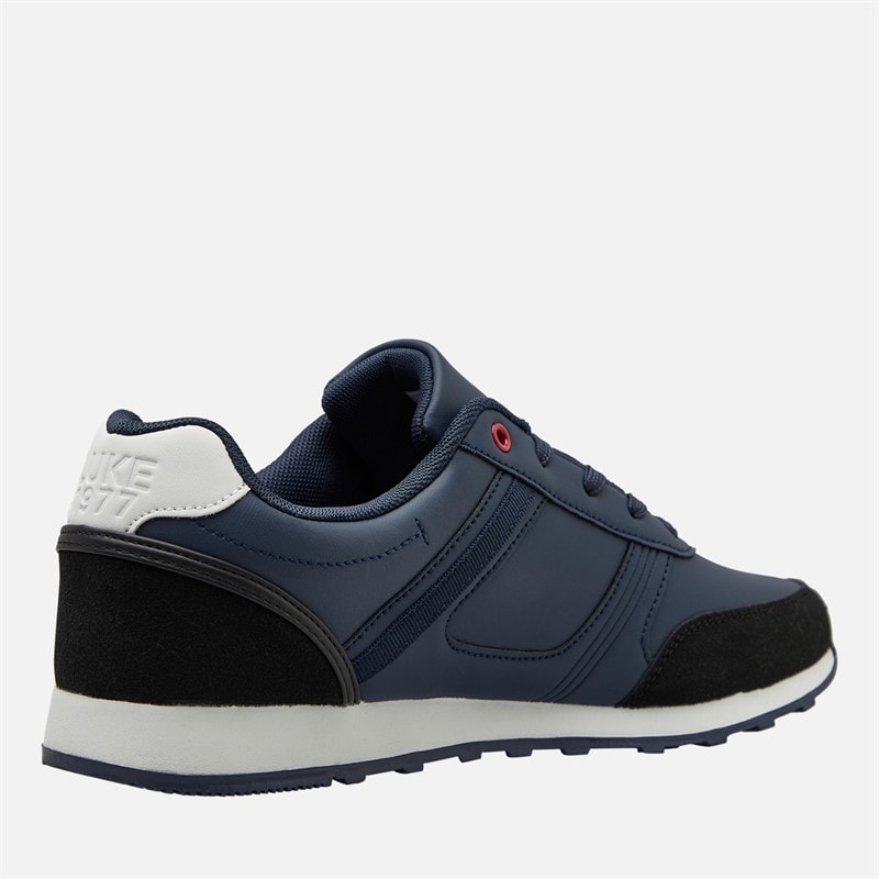 LUKE 1977 Mens Groves Trainers Navy/Black - Image 5