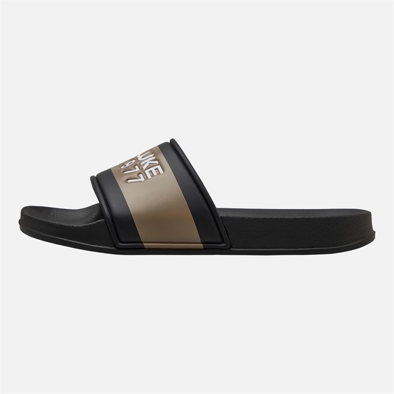 LUKE 1977 Mens Hatton Sliders Black/Hardnut - Image 2