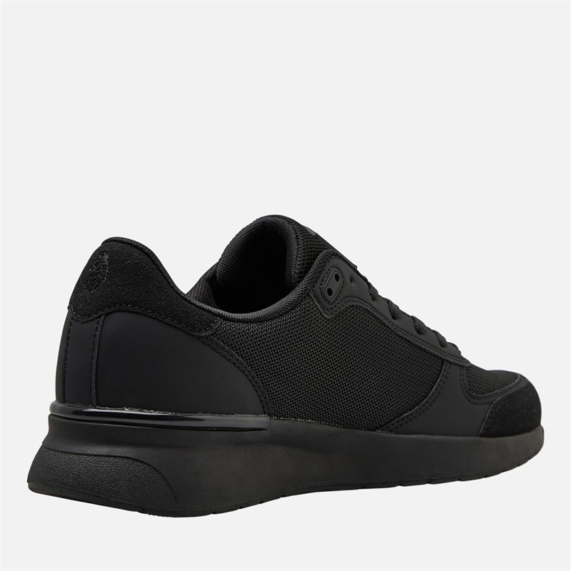 LUKE 1977 Mens Voodoo Ray Trainers Black/Black - Image 5
