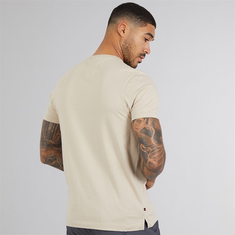 LUKE 1977 Mens Nashville 2500 T-Shirt Stone - Image 2