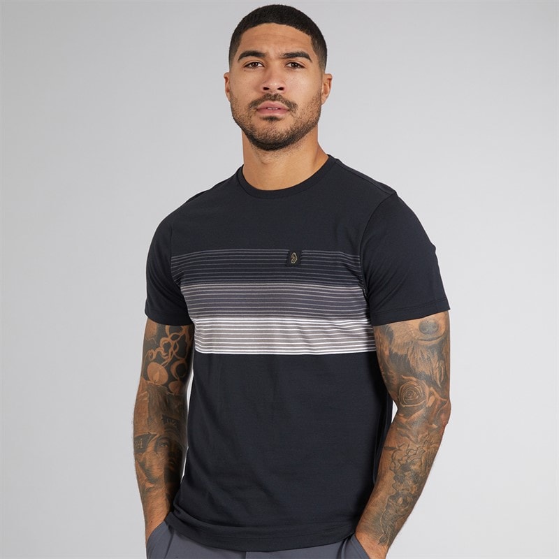 LUKE 1977 Mens Nashville 2500 T-Shirt Dark Charcoal - Image 1
