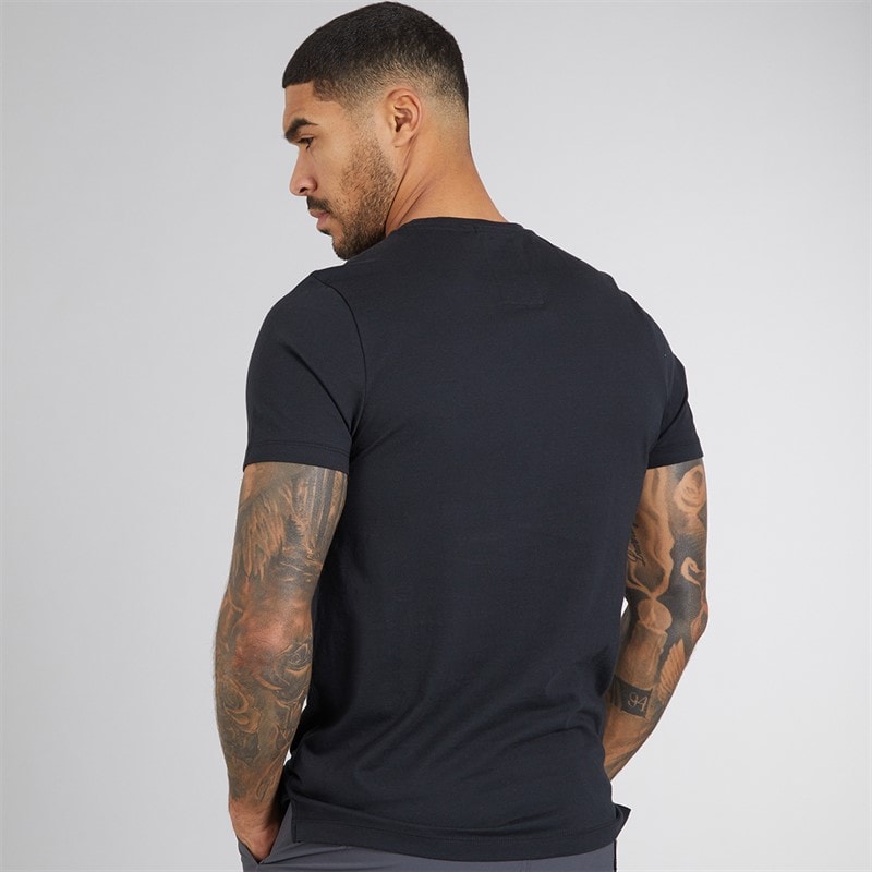 LUKE 1977 Mens Nashville 2500 T-Shirt Dark Charcoal - Image 2