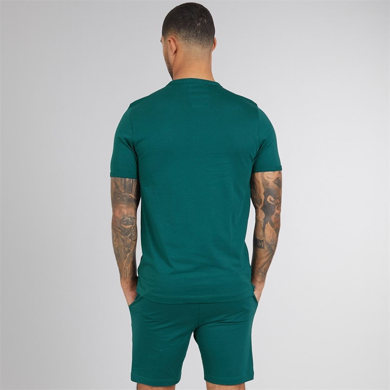 LUKE 1977 Mens Trousersnake T-Shirt And Shorts Set Atlantic - Image 2