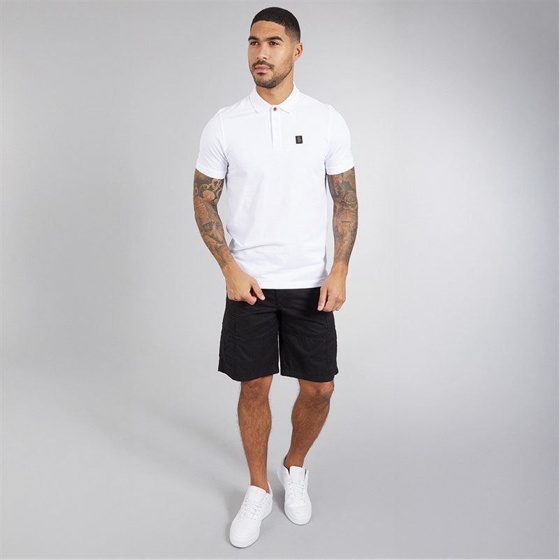 LUKE 1977 Mens Williams 2500 Polo Shirt White - Image 4